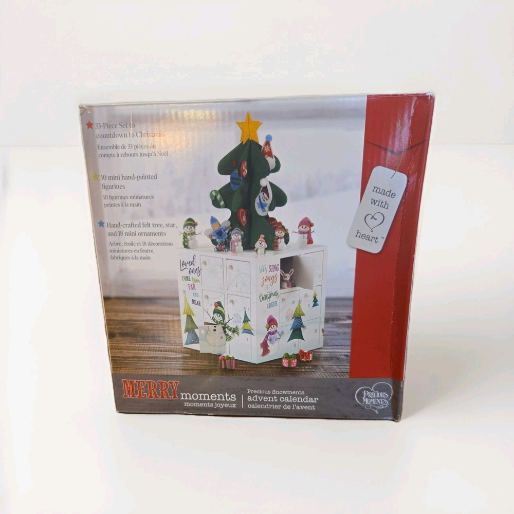 Precious Snowments Advent Calendar 191428, Snowman Cubed Holiday Countdown
